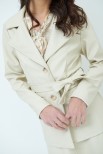 GIACCA TRENCH ECOPELLE BEIGE