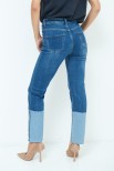 JEANS SLIM CON RISVOLTO CUCITO JEANS