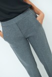 PANTALONE BASICO CON ELASTICO DT GRIGIO