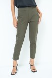 PANTALONE BASICO CON ELASTICO DT VERDE MILITARE