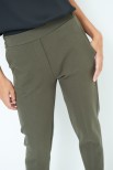 PANTALONE BASICO CON ELASTICO DT VERDE MILITARE