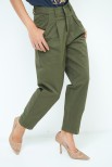 PANTALONE CARROT CON PINCE MUSCHIO