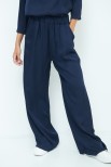 PANTALONE LARGO CON ELASTICO NOTTE