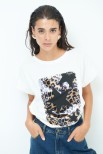 T-SHIRT STELLE E MACULATO BIANCO