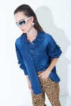 CAMICIA OVERSIZE JEANS MEDIO