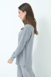 MAGLIA OVER V GRIGIO