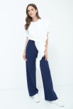 PANTALONE LARGO BLU