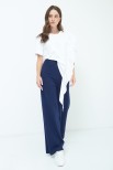 PANTALONE LARGO BLU