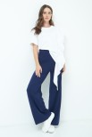 PANTALONE LARGO BLU