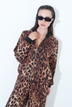 BOMBER CON ZIP STAMPA LEOPARDATO