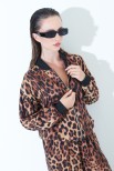 BOMBER CON ZIP STAMPA LEOPARDATO