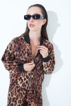 BOMBER CON ZIP STAMPA LEOPARDATO