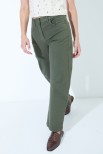 PANTALONE LINEA UOVO VERDE MILITARE