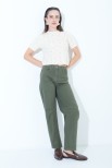 PANTALONE LINEA UOVO VERDE MILITARE