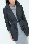 TRENCH COTONE NERO