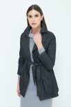 TRENCH COTONE NERO