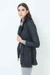 TRENCH COTONE NERO