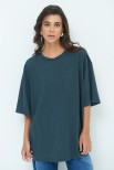 T-SHIRT OVERSIZE GRIGIO