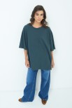 T-SHIRT OVERSIZE GRIGIO