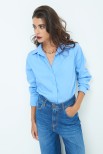 CAMICIA BASIC FINTONE CELESTE