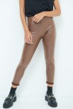 LEGGINGS ECOPELLE MORO