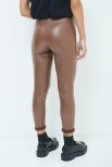 LEGGINGS ECOPELLE MORO