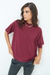 T-SHIRT SCATOLINA VINO