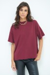 T-SHIRT SCATOLINA VINO