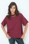 T-SHIRT SCATOLINA VINO