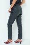 PANTALONE ECOPELLE REGULAR NERO