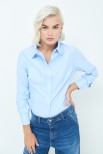 CAMICIA OXFORD CELESTE