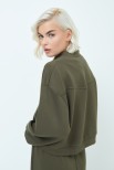 BOMBER CON TASCHE VERDE MILITARE