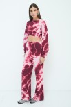 FELPA CROP TIE DYE AMARENA