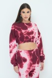 FELPA CROP TIE DYE AMARENA