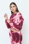 FELPA CROP TIE DYE AMARENA