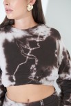 FELPA CROP TIE DYE MORO