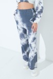 PANTALONE TUTA PALAZZO TIE DYE GRIGIO