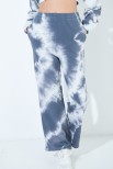 PANTALONE TUTA PALAZZO TIE DYE GRIGIO