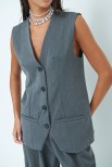 GILET MODELLO MASCHILE GRIGIO