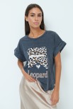 T-SHIRT RIQUADRO MACULA GRIGIO