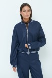 BOMBER RIGA LUREX BLU