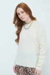 MAGLIA OVER PARICOLLO MISTO CASHMERE CREMA