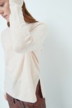 MAXI MAGLIA MISTO CASHMERE BEIGE