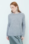 MAXI MAGLIA MISTO CASHMERE GRIGIO