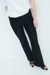 PANTALONE PIZZO CON ELASTICO NERO