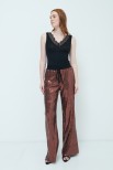 PANTALONE PAILLETTES CON ELASTICO MORO