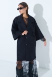 CAPPOTTO OVER MANICA 384 AMPIA ACCOPPIATO NERO