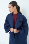 CAPPOTTO OVER MANICA 384 AMPIA ACCOPPIATO BLU