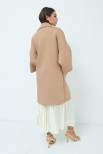 CAPPOTTO OVER MANICA 384 AMPIA ACCOPPIATO CAMMELLO