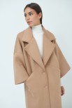 CAPPOTTO OVER MANICA 384 AMPIA ACCOPPIATO CAMMELLO